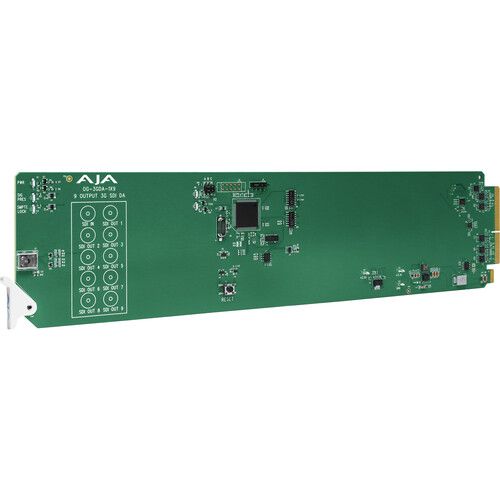  AJA OG-3GDA-1x9 3G-SDI Reclocking Distribution Amplifier Card