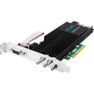 AJA Corvid 44 12G PCIe 4-Channel 12G-SDI Mini-BNC I/O Card (Tall Bracket, Fan, No Cables)