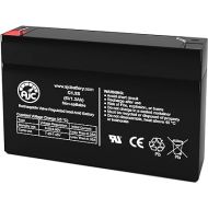 AJC Battery Compatible with GE Simon 6V 1.3Ah Alarm Battery