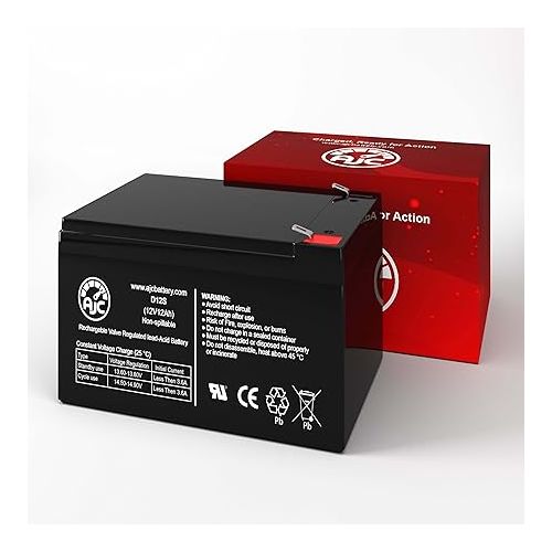  AJC Battery Compatible with Pride Mobility BATLIQ1013 12V 12Ah Wheelchair Battery