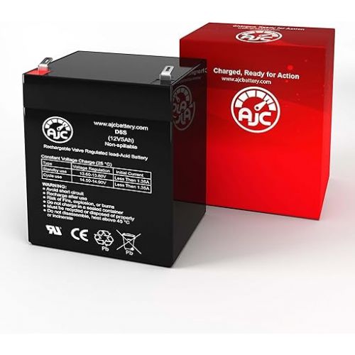  AJC Battery Compatible with Solex BD124 12V 5Ah Alarm Battery