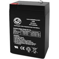 AJC Battery Compatible with Werker WKA6-5F 6V 5Ah Sealed Lead Acid Battery