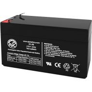 AJC Battery Compatible with Duracell DURA12-1.3F 12V 1.3Ah Sealed Lead Acid Battery
