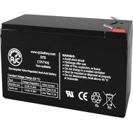 AJC Battery Compatible with Embassy 12CE7.5 T1 12V 7Ah Sealed Lead Acid Battery