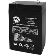 AJC Battery Compatible with Leoch DJW6-4.0 6V 5Ah Sealed Lead Acid Battery