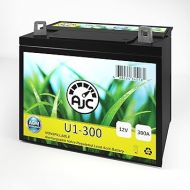 AJC Battery Compatible with John Deere X350 42-in Deck U1 Lawn Mower and Tractor Battery