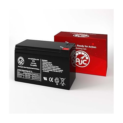  AJC Battery Compatible with Long Way LW-6FM7.6J 12V 7Ah Sealed Lead Acid Battery