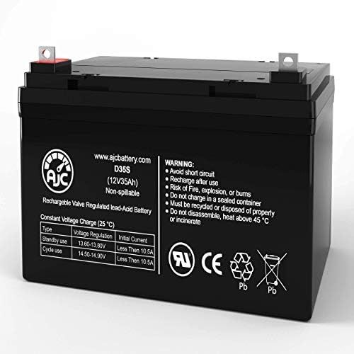  AJC Battery Assembled Mart Cart XTi 24 Personal 12V 35Ah Wheelchair Battery - This is an AJC Brand Replacement