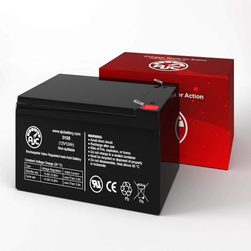  AJC Battery GS Portalac PE12V12 12V 12Ah Emergency Light Battery - This is an AJC Brand Replacement