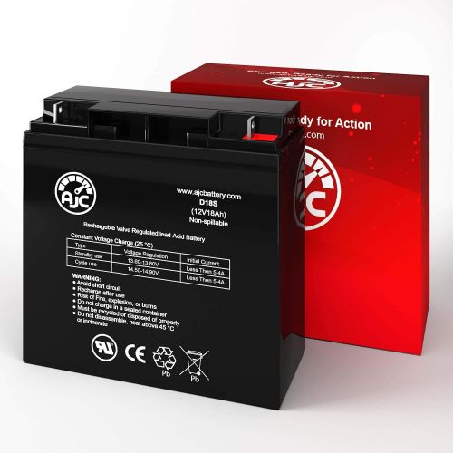  AJC Battery Pride Mobility Go-Go Elite 12V 18Ah Wheelchair Battery - This is an AJC Brand Replacement