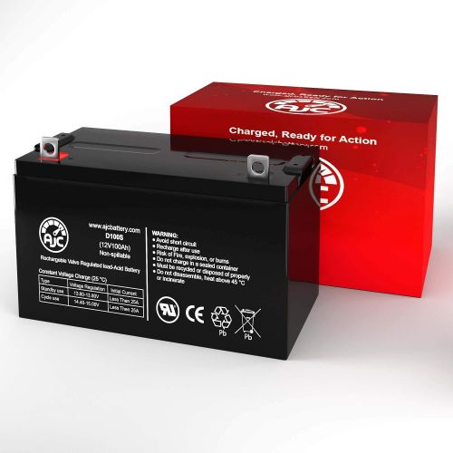  AJC Battery Interstate DCM0100L 12V 100Ah UPS Battery - This is an AJC Brand Replacement