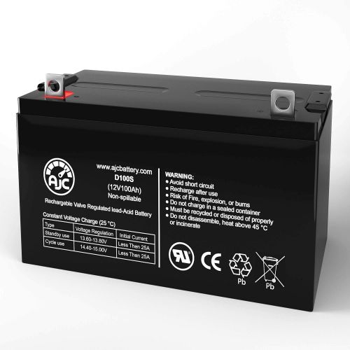  AJC Battery Interstate DCM0100L 12V 100Ah UPS Battery - This is an AJC Brand Replacement