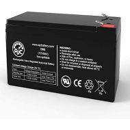 Panasonic UP-PW1245P1, UPPW1245P1 12V 9Ah UPS Battery - This is an AJC Brand Replacement