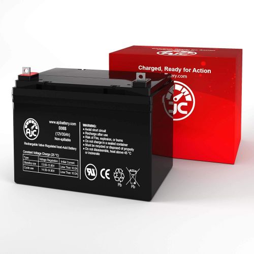  AJC Battery GS Portalac TEV12360, TEV 12360 12V 35Ah UPS Battery - This is an AJC Brand Replacement