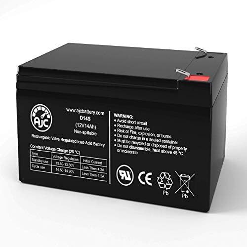  AJC Battery Scooterteq 6FM14 12V 14Ah Scooter Battery - This is an AJC Brand Replacement