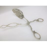 AJewelsQuest 800 Silver Ornate Sandwich Tongs 