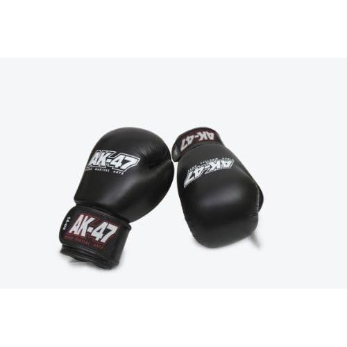  AK-47 MMA Leather Muay ThaiBoxing Gloves