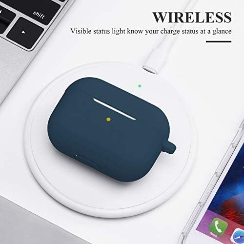  [아마존베스트]AKABEILA protective case compatible with Airpods [front LED visible and wireless charging]