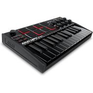 AKAI Professional MPK Mini MK3 - 25 Key USB MIDI Keyboard Controller With 8 Backlit Drum Pads, 8 Knobs and Music Production Software included, Black