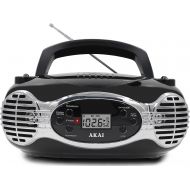 Akai CE2200R CD Boombox FM PLL Radio, Red