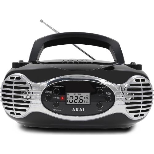  Akai CE2200R CD Boombox FM PLL Radio, Red