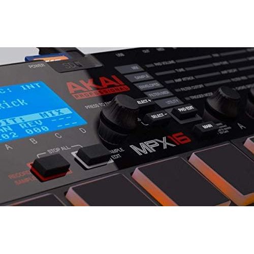  [아마존베스트]AKAI Pro AKAI MPX16 | Sample Recorder and Player with SD Card Slot