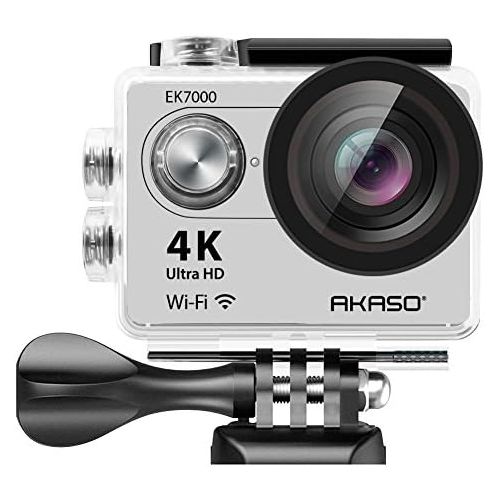  AKASO EK7000 4K Action Camera Sports WiFi Underwater Camcorder DV (Silver)