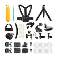 AKASO Outdoor Sports Action Camera Accessories Kit 14 in 1 for AKASO EK7000/ EK7000 Pro/Brave 4/ Brave 7 LE/ V50X/ V50 Pro/ V50 Elite/Go Pro Hero 9 in Swimming Any Other Outdoor Sp