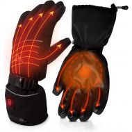 AKASO Heated Gloves for Men Women, Electric Heated Ski Gloves Best Gift