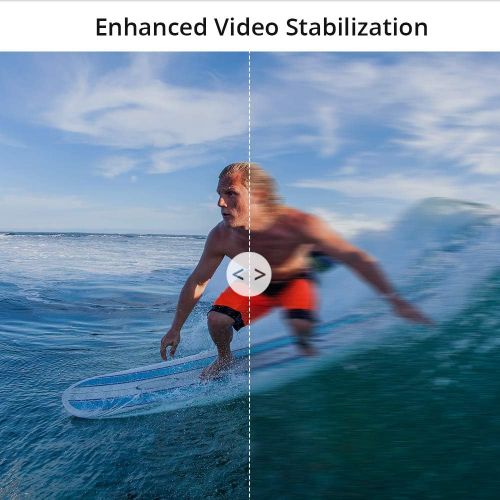  [아마존베스트]AKASO Brave 7 LE 4K30FPS 20MP WiFi Action Camera with Touch Screen Vlog Camera EIS 2.0 Remote Control 131 Feet Underwater Camera with 2X 1350mAh Batteries