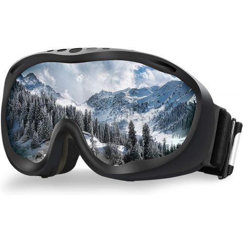  AKASO Alta Ski Goggles, Snowboard Goggles Anti-Fog, 100% UV Protection, Double - Layer Spherical Lenses