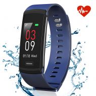 AKASO Fitness Tracker Watch, Activity Tracker with Heart Rate Monitor, Waterproof Step Tracker Watch, Physiological Reminder Smart Band with Color Screen for Kids Women and Men