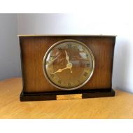 AKClocks Vintage Clock - Smiths Tempora - Recycled Mantel Shelf Clock - 1960s Presentation Clock - British Rail Retirement Clock