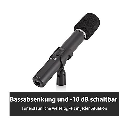  AKG Pro Audio C1000S High-Performance Small Diaphragm Condenser Microphone
