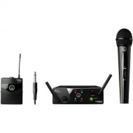 AKG WMS40 Mini Wireless Handheld & Bodypack Dual System (Channels B & D)