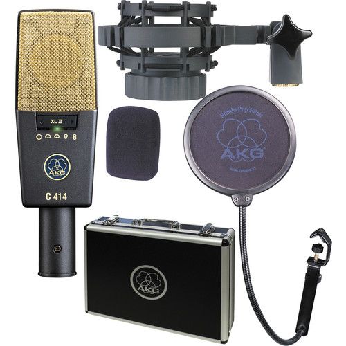  AKG C414 XLII Microphone and Universal Audio LA-610 Recording Kit