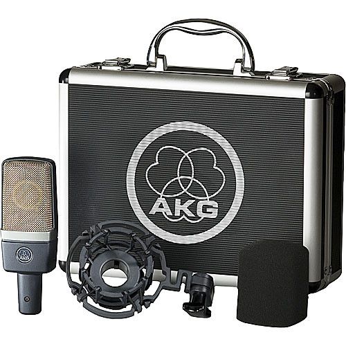  AKG C214 Large-Diaphragm Cardioid Condenser Microphone