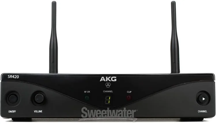  AKG WMS420 Instrumental Set Wireless Guitar System - Band A