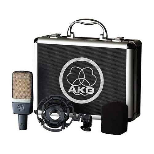  AKG C214 Pro Condenser Microphone Bundle with Reflection Filter & Tripod Mic Stand