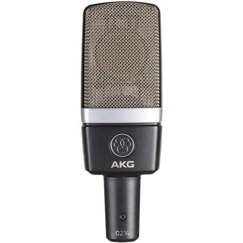  AKG C214 Pro Condenser Microphone Bundle with Reflection Filter & Tripod Mic Stand