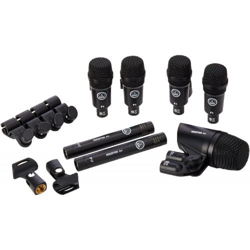  [아마존베스트]AKG Drum Set Session 1 Drum Mic Pack (1x P2, 4X P4, 2X P17)