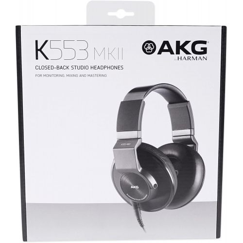  AKG K553 MK2 MKII Closed Back Studio Monitoring Headphones + RockShip Speaker
