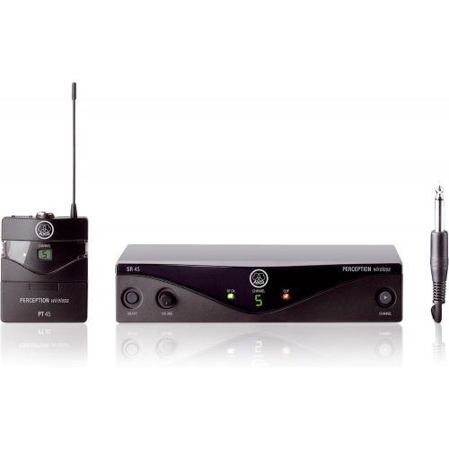  [아마존베스트]AKG Pro Audio Perception Wireless Microphone System with SR45 Stationary Receiver and PT45 Pocket Transmitter- Instrumental Set (3250H00010)