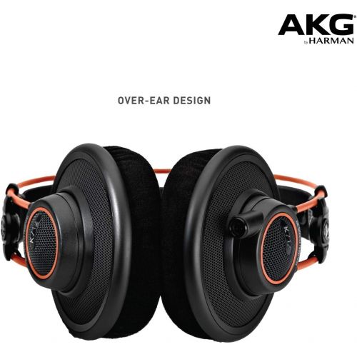  AKG 885038035688 K712 Pro Over-Ear MasteringReference Headphones - Open