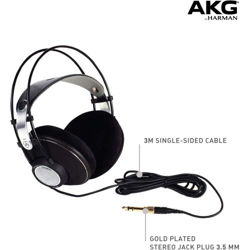  AKG Pro Audio K712 PRO Over-Ear Open Reference Studio Headphones