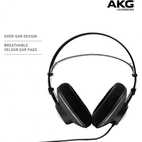  AKG Pro Audio K712 PRO Over-Ear Open Reference Studio Headphones