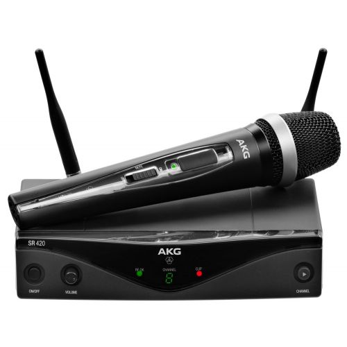  AKG Pro Audio WMS420 Vocal Set Band U2 Wireless Microphone System