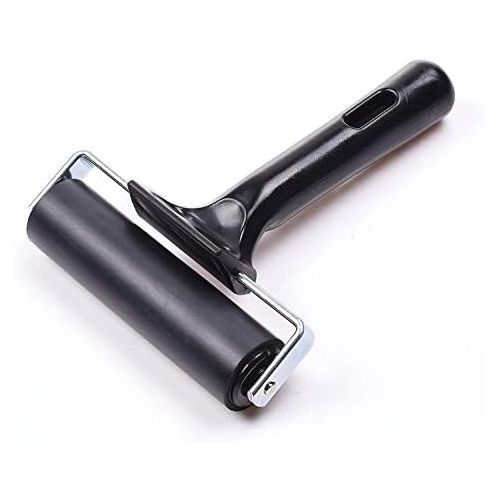  AKIRO 4-Inch Rubber Brayer Roller for Printmaking, Great for Gluing Application Also. (Original Version)