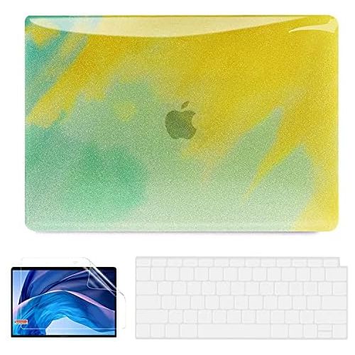  [아마존베스트]AKIT MacBook Air 13 Inch Case 2020 2019 2018 Release A2179 A1932 A2337 M1 MacBook Air 2020 Case Clear Plastic Hard Shell Case & Keyboard Skin & Screen Protector & Touch Pad Cover for Ma