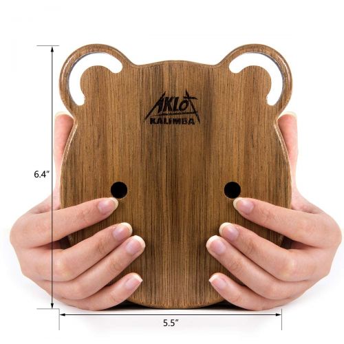  [아마존 핫딜]  [아마존핫딜]AKLOT Kalimba 17 Schluessel Marimba Daumen Klavier Massivholz Finger Piano Mbira afrikanisches Instrument fuer Kinder Erwachsene mit Lernanleitung Start Kits mit Schutzhuelle Stimmham